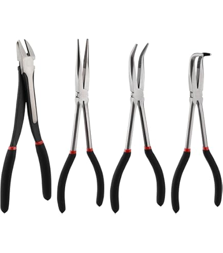 thumbnail image 2 of Long Nose Locking Pliers 9" - SATA 2 of 13