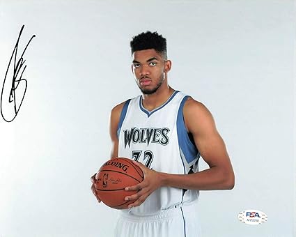 karl anthony towns autograph