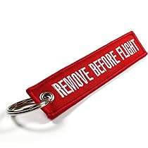 REMOVE BEFORE FLIGHTタグ kawasaki Amazon.com: Remove Before Flight DARK RED Key Chain Aviation