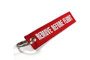 Rotary13B1 PREMIUM QUALITY - REMOVE BEFORE FLIGHT - RED Key Chain