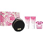 Versace Bright Crystal Absolu 4-Piece Gift Set for Women, (3.0 Oz Eau De Parfum Spray + 3.4 Oz Body Lotion + 3.4 Oz Shower Gel + Bag)