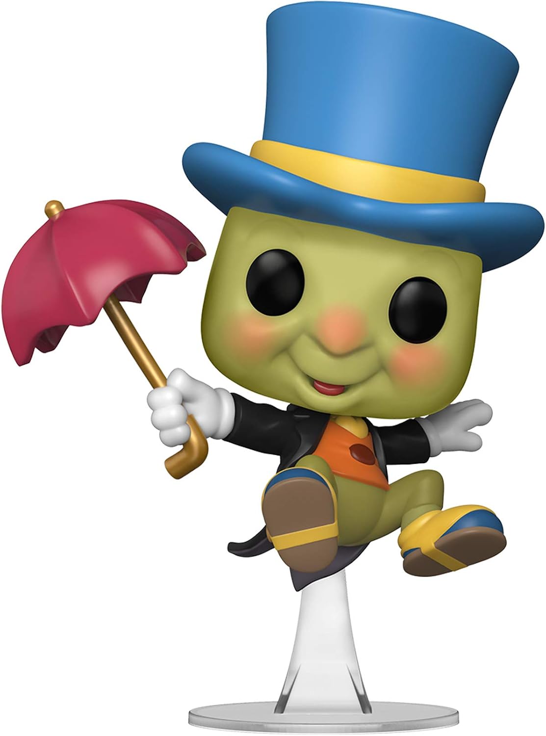 Funko Pop! Disney: Pinocchio - Jiminy Cricket with Umbrella Vinyl Figure, Fall Convention Exclusive, Blue, 3.75 inches