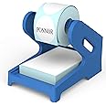 PONNOR Label Holder Thermal Shipping Label Holder for Rolls and Fanfold Labels Stand Desktop Printer DIY Accessory Business Supplies for Home, Office(Blue)