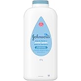 Johnson's Baby Powder, Naturally Derived Cornstarch with Aloe & Vitamin E for Delicate Skin, Hypoallergenic and Free of Parab