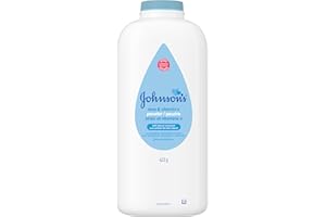 Johnson's Baby Powder, Naturally Derived Cornstarch with Aloe & Vitamin E for Delicate Skin, Hypoallergenic and Free of Parab