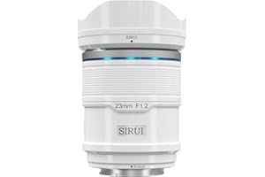 SIRUI Sniper 23mm Autofocus Lens, F1.2 Wide Angle APS-C Camera Lens for A5 A6 A7 FX A9 ZV-E Series (E Mount, White)