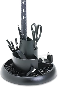 Amazon Com Rub25001 Rubbermaid Rotary Desk Organizer With