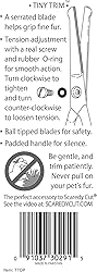 Tiny Trim 4.5" Ball-Tipped Scissor for Dog, Cat and