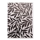 Leaves Background Plastic Embossing Folder for