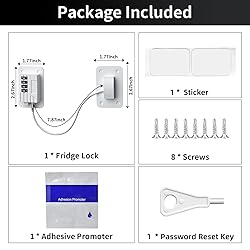 Ougourim Refrigerator Lock - Upgraded Combination