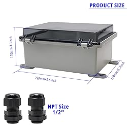 MAKERELE Small Waterproof Electrical Junction Box