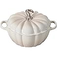 Le Creuset Enameled Cast Iron Figural Pumpkin Cocotte, 4 qt., Meringue