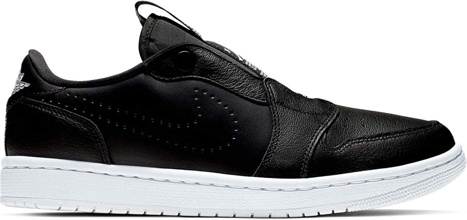 womens black and white jordan 1