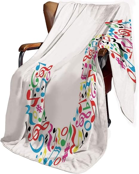 Amazon 文字j ひざ掛け Jタイポグラフィの巧みなデザイン音符グラフィックスタイルabcフォント言語テーマ 150cm X 130cm ソファ オフィス 車用 おしゃれ 北欧風 プレゼント マルチカラー ブランケット 毛布 オンライン通販