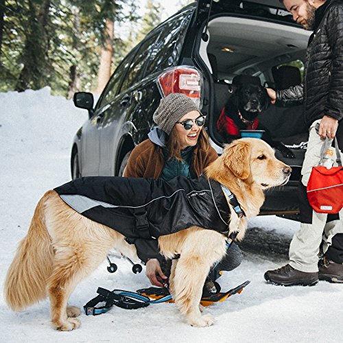 Kurgo Kurgo North Country Dog Winter Coat Waterproof Dog Coat, Red, Medium