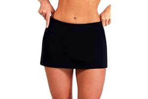 OZICERD Women A Line Micro Mini Skirt Mid Low Rise Golf Skort Tennis Skirt with Shorts Rave Club Going Out Jupe Femme Y2k