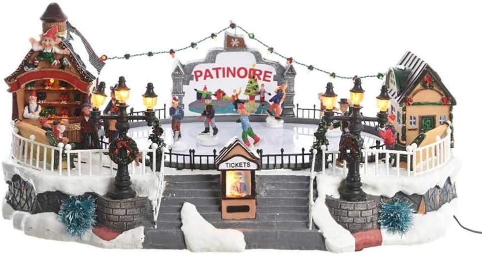 Christmas Village Ice Rink Amazon.co.uk Kitchen & Home