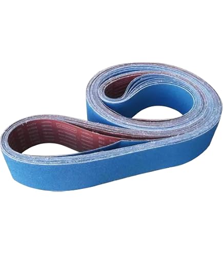 Red Label Abrasives 2 X 60 Inch 36 Grit Zirconia Sanding Belts, 6-Pack For Metal Grinding