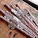 Pink and Silver Party Decorations. Snowflake Straws 10CT. Winter Onederland Birthday