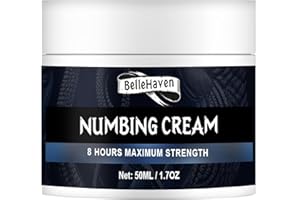 BelleHaven Numbing Cream, Extra Strength Numbing Cream, Deep Numb - Maximum Strength Soothing Formula - 50g