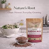 Nature’s Root Organic Radish Mix 250g Microgreen Sprouting Seeds view 7