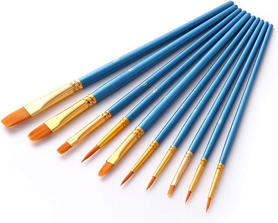 Paint Brushes 10 Pieces Set