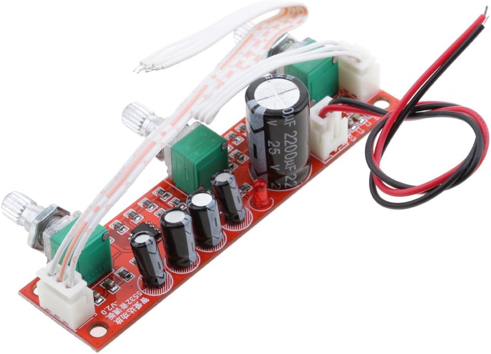 MagiDeal NE5532 Preamp Preamplifier Tone Board Kit Treble Bass Volume