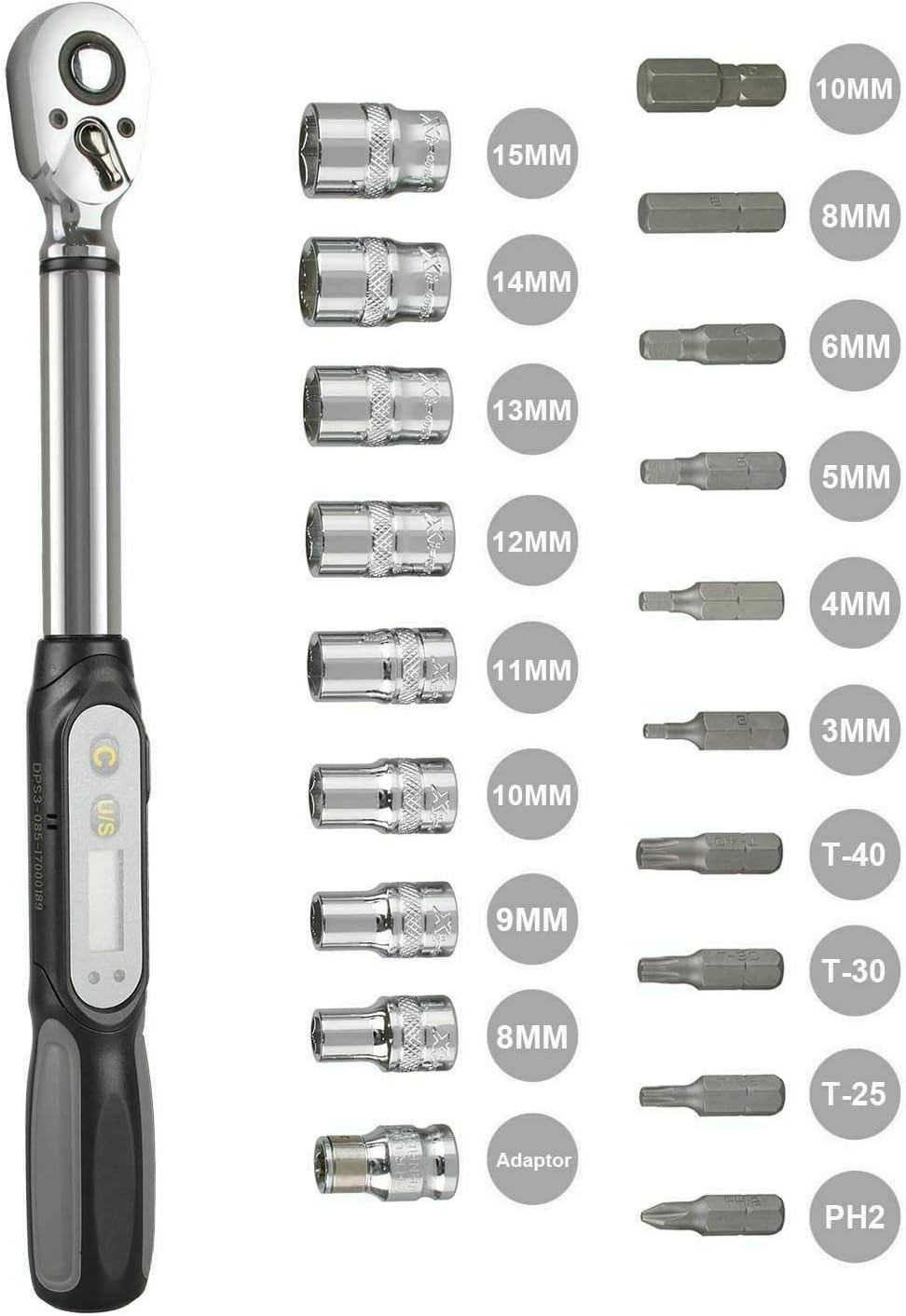 bike tool kit with torque wrench