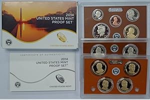 2014 S United States Mint Proof Set Collection US Mint OGP