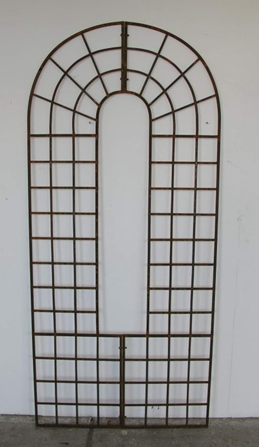 Gabella Rankgitter Spalier Rankwand Rankhilfe Quattro Roh Rost Freistehend Wand Amazon De Garten