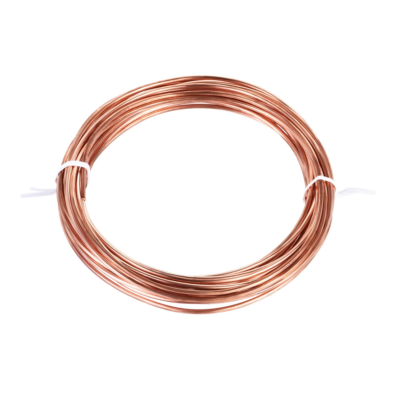DMiotech 2.2mm OD x 1.2mm ID x 24.5Ft Long Copper Tube Coil Refrigeration Pipe Household Equipment Heat Exchange Tube for Refrigerator, Freezer, AC