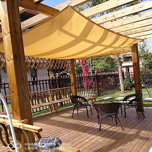 LL-WZB Sun Sonnensegel Schattenspender Sonnenschutz Sonnentuch Schattensegel Atmungsaktiv Für Garten Camping Terrasse – Bild 3