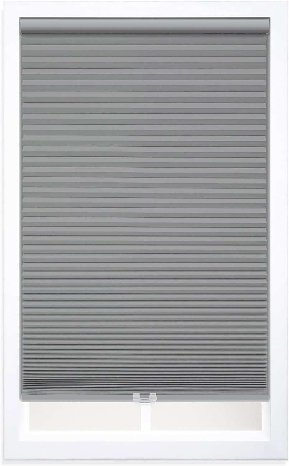 DEZ FURNISHINGS Cordless 1.5" Blackout Cellular Shade, Anchor Gray, 47" W x 60" H Image