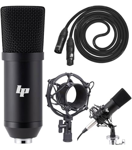 LyxPro コンデンサーマイク Amazon.com: LyxPro Condenser Microphone for Studio, Vocals