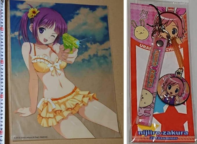 Amazon C78 こうたろ にじいろ桜 A3クリアポスター 携帯ストラップ クリーナー 夏コミ スーパーブラックジャック Rio Net リオスパ 原画 アニメ 萌えグッズ 通販