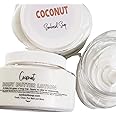 Sunbasil Soap Coconut Whipped Body Butter Lotion Everyday Skin Care Gentle Moisturizer for Women