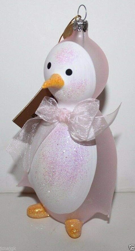 baby's first christmas penguin ornament