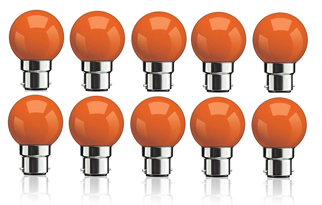 SYSKA LED 0.5W Bulb Orange (10 pcs)