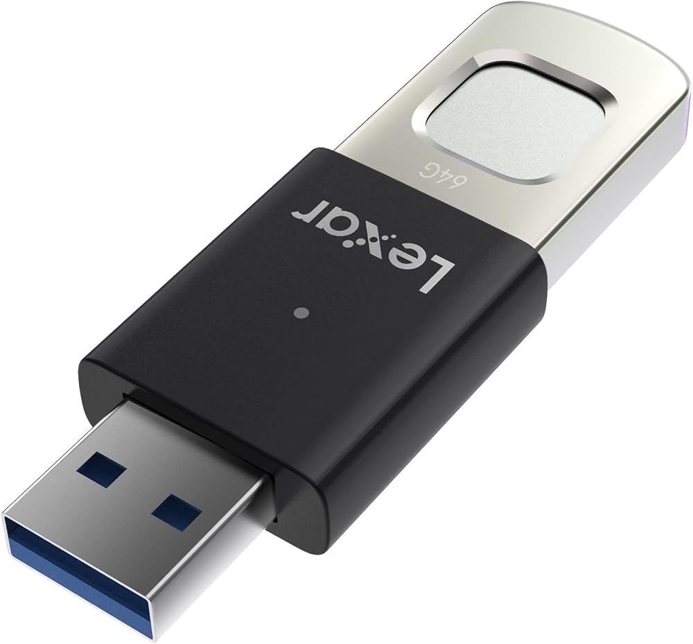 Lexar JumpDrive Fingerprint F35 PRO 128GB USB 3.0 – 400MB/s Read 300MB/s Write