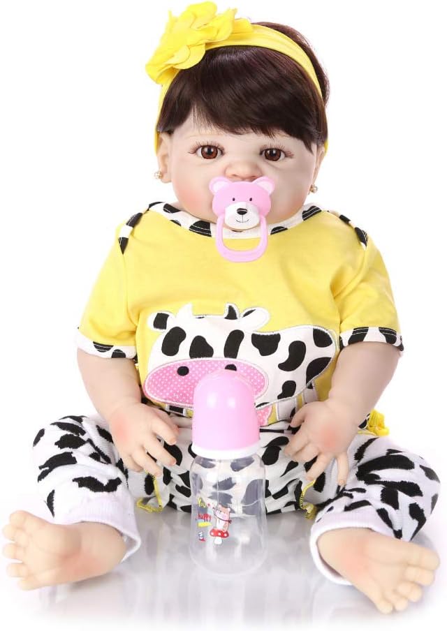 Prezzo WYCD Bambola Rinata Bambole Reborn Molle del Bambino di Simulazione del Silicone Vinile Realistica Bambini Giocattolo 22Pollici 57Centimetri Offerte