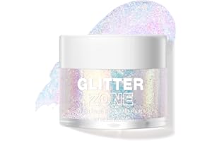 BestLand Holographic Body Glitter Gel for Women and Kids – Sparkle Glitter Makeup for Face, Body & Hair – Long Lasting Shimmer Gel for Festival, Rave, Halloween, Party, Mermaid Look (02 Stardust Pink)