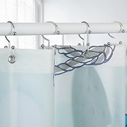 Goowin Shower Curtain Hooks, 12 Pcs Shower Curtain