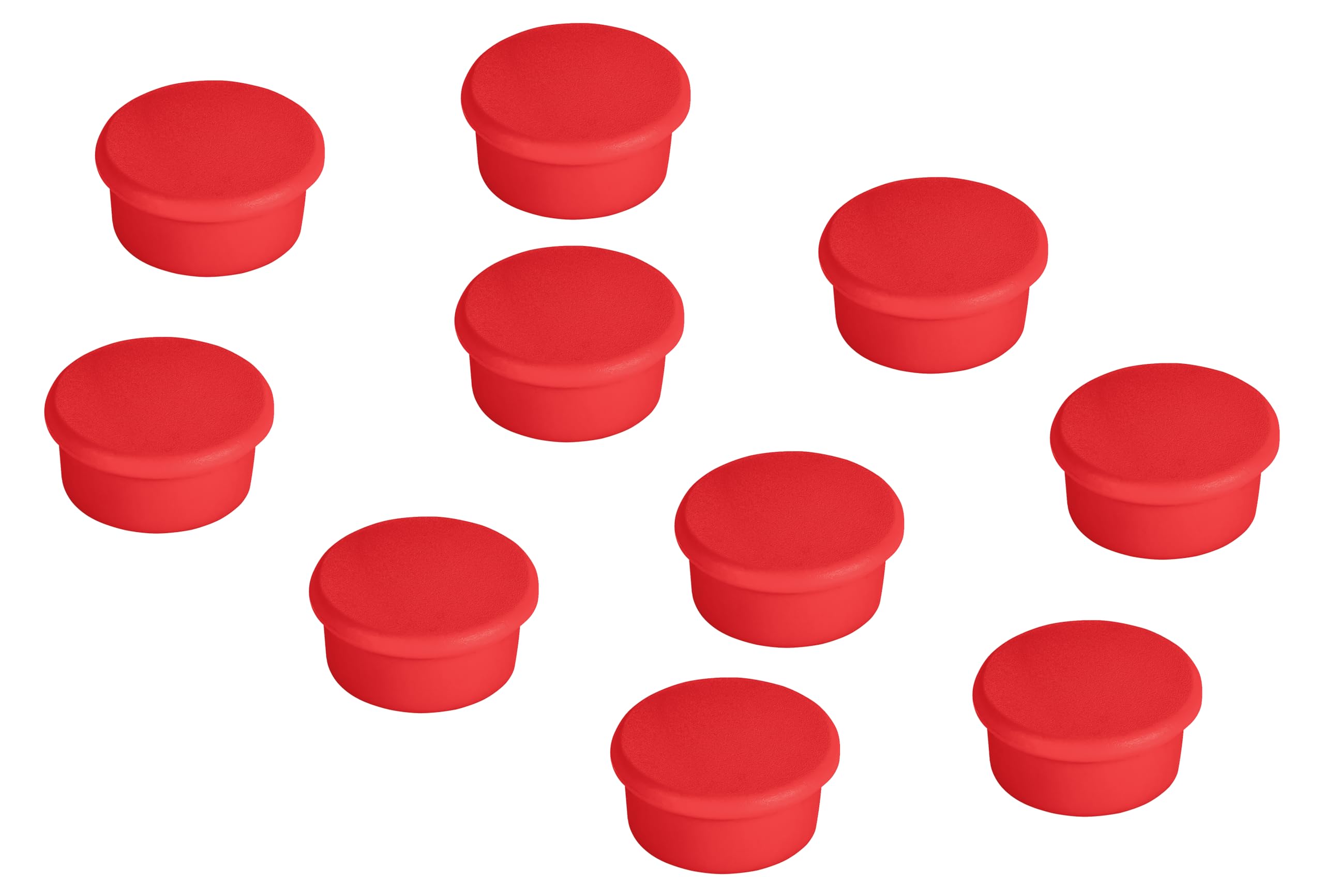 Tacking Magnet Size 13 MM Adhesive Force 100g Red 10 Pieces