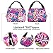 Aosbos Lunch Bags for Women Girls Reusable Food Meal Prep Bag Insulated Lunch Box Lunch Bag Flower Bento Boxes Holder Cooler Tote Bag Red Flowers