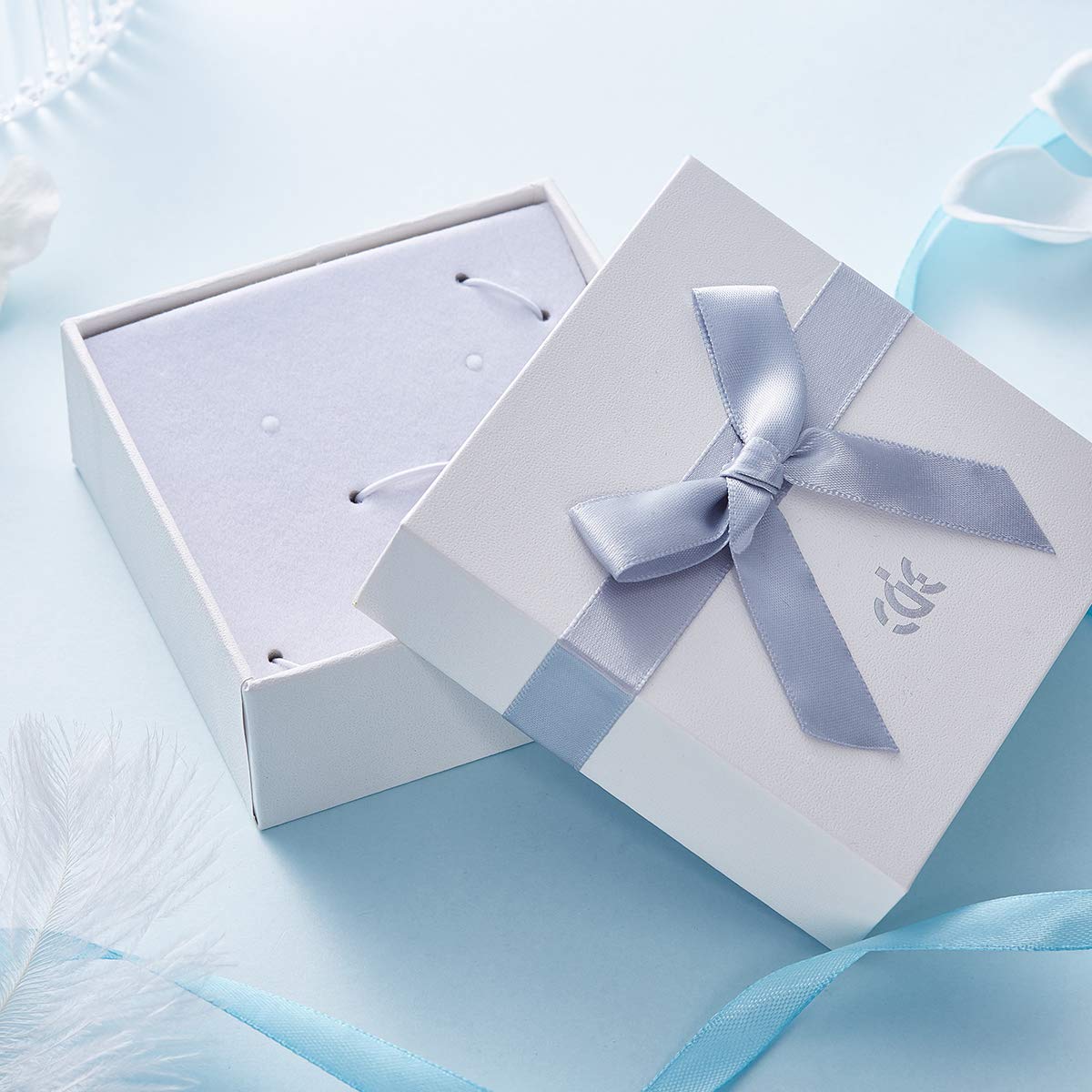 CDE Necklace Swarovski Crystal Pendant Necklaces Blue Jewelry Women