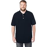 KingSize Men's Big & Tall Shrink-Less Classic Cotton Polo Shirt