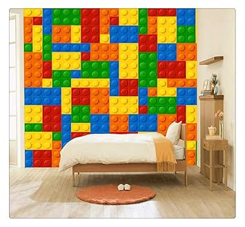Custom Size 3d Wall Murals Wallpaper For Living Room Lego
