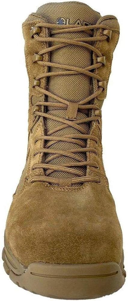 LA Police Gear Sector Coyote 8” Side-Zip Duty Boot: Shoes