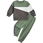 Hevemexy Toddler Boy Clothes Long Sleeve Hoodie Sweatsuits Tops and Pants 2Pcs Boys Fall Winter Outfits Set