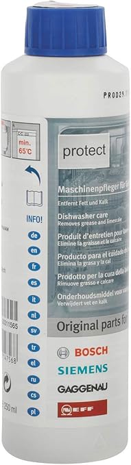 bosch dishwasher care